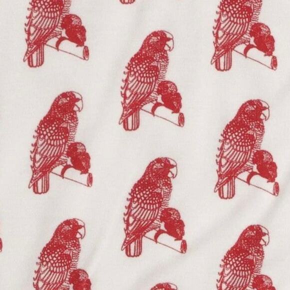 Kate Quinn Long Sleeve Boxy Tee Shirt Red Parrot Size 5Y New Bamboo - Picture 2 of 5